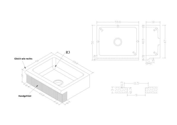 Lambique Sp&uuml;lbecken